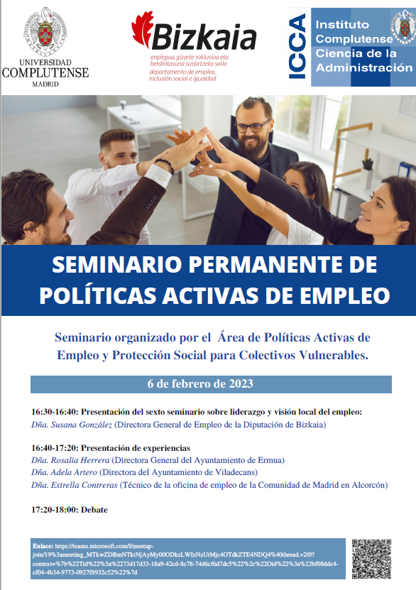 SEMINARIO PERMANENTE DE POLÍTICAS ACTIVAS DE EMPLEO - ICCA